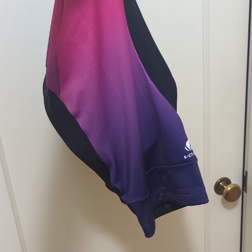 Black and Pink Cycling Bib Shorts - Picture 2 of 5